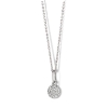 Billede af Spirit Icons Eternal halskæde 14 karat hvidguld med 0,12 ct. w/vs 45 cm.  