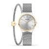 Billede af Bering Classic gavesæt dameur stål 3 ATM 31mm + armbånd m. charm (185mm)
