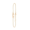 Billede af *Heiring Initials armbånd sølv forgydt "M" 16-18 cm