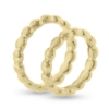 Billede af Forlovelses/vielses ringe, kugler hele vejen rundt, massive