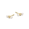 Billede af Spirit Icons Ophelia ørestikker 14 kt. guld m. 0,02 ct. w/vs + fvp