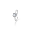 Billede af Mads Z "Elizabeth" ring 14 kt. hvidguld 0,18 ct. W.SI brillanter (str. 50-60)