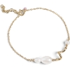 Billede af ENAMEL Copenhagen Pearlie Twist armbånd forgyldt sølv m. fvp (15+3cm)