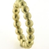 Billede af Ring kugler hele vejen rundt, br. 4,0 mm. massiv, 925 s. forgyldt
