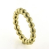 Billede af Ring kugler hele vejen rundt, br. 4,0 mm. massiv, 925 s. forgyldt