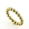 Billede af Ring kugler hele vejen rundt, br. 4,0 mm. massiv, 925 s. forgyldt