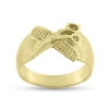 Billede af Ring frisørsaks og kam 14 kt.