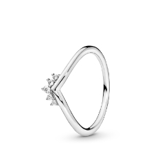 Billede af Pandora Tiara Wishbone ring sølv med klar cz str. 58