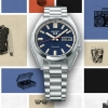 Billede af Seiko 5 Sports Automatic ur stål lænke blå skive 37mm 10bar