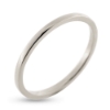Billede af Garderring blank, bredde 1,6 mm, tyk 1,7 mm 925s