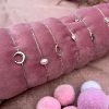 Billede af By Pind "Pearl" armbånd sølv rhodineret med ferskvandsperle (16+5cm)