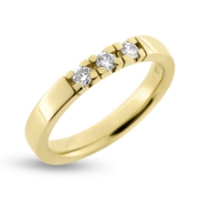Billede af Alliancering 14 kt. 3* 0,07 w/vs..(br. 3,1-tk. 1,9 mm.)