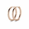 Billede af Spirit Icons Balance (L) hoops rosaforgyldt sølv 30mm
