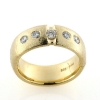 Billede af Gigt ring (kan åbnes) med 5 brill. 14 kt.