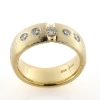 Billede af Gigt ring (kan åbnes) med 5 brill. 14 kt.