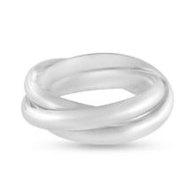 Billede af By Pind ring sølv  3i'en br. 5,8 mm. str. 50