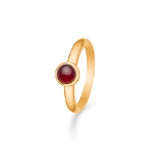Billede af Mads Z 14 kt. ring "Cabochon" m. ægte Rubin 0,80ct. str 54