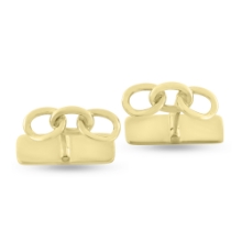 Billede af Loge manchetknapper, bred. 18,0 mm., 8 kt. facon 7,9 gr. (prisen er excl. guld)