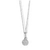 Billede af Spirit Icons Eternal halskæde 14 karat hvidguld med 0,12 ct. w/vs 45 cm.  