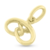Billede af Vedhæng Bagerkringle br. 15 mm. guld