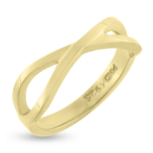 Billede af Ring Uendelighedstegn 8 kt. 