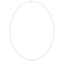 Billede af Julie Sandlau halskæde sølv rhod cz 80cm