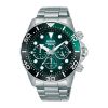 Billede af Lorus Sports herreur stål chronograph grøn skive 43mm 10bar