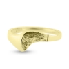 Billede af Ring "Half Raw" i guld