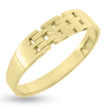Billede af Ring murstensled 14 kt facon 2,3 gr. (prisen er excl. guld)