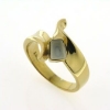 Billede af Tand ring m. 1 tand 8 kt. facon 6,7 gr
