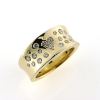 Billede af Ring fattet med 19 brillanter 14 kt.
