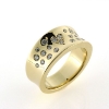 Billede af Ring fattet med 19 brillanter 14 kt.