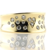 Billede af Ring fattet med 19 brillanter 14 kt.