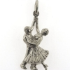 Billede af Vedhæng "dansende par" hj. 30 mm. (danser) 925s.
