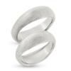 Billede af Vielses & Forlovelses ringe, br. 6,9 mm  massive 925s