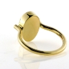 Billede af Ring med Kina jade og 2 brillanter 14 kt.