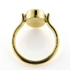 Billede af Ring med Kina jade og 2 brillanter 14 kt.