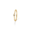 Billede af Mads Z Poetry "Dot" ring 14 kt m. 1 x 0.03 ct w/si brill str. 50-60