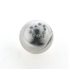 Billede af Kuglelås 15 mm. med 10 brill. a 0,01 w/vs. fattet i hjerte 14 kt. hvg.