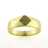 Billede af Herrering massiv, plade 6*6 mm. båndring