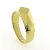 Billede af Herrering massiv, plade 6*6 mm. båndring