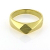 Billede af Herrering massiv, plade 6*6 mm. båndring
