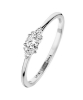 Billede af Spirit Icons Vida ring 14 karat hvidguld med 0,16 ct. w/vs (str. 48-60)
