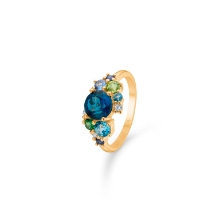 Billede af Mads Z "Four Seasons - Winter" ring 14 kt. guld m. ægte sten (str. 56)