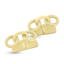 Billede af Loge manchetknapper, bred. 22,5 mm.,  14 kt. facon 14,2 gr. (prisen er excl. guld)