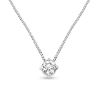 Billede af Collie med brill. 0,05 ct. w/si. 4 grab. chatonsfatn. ven. tr. 0,8 mm. 42 cm. 14 kt. hvg.