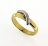 Billede af Ring m. 1 brill. 0,02 w/vs 8 kt.