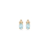 Billede af *Mads Z "Aquamarine" øreringe 14 kt. m. aquamarin og diamant
