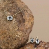 Billede af *Mads Z "Aquamarine" øreringe 14 kt. m. aquamarin og diamant