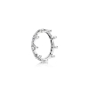 Billede af *Pandora ring sølv krone med klar cz str. 52